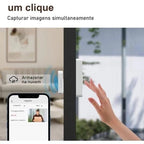Fechadura Digital Inteligente B36 — Acesso por Biometria, Senha, Cartão + Campainha Digital